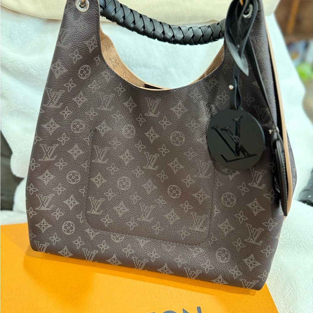 Louis Vuitton Brown Monogram Hobo Shoulder Bag